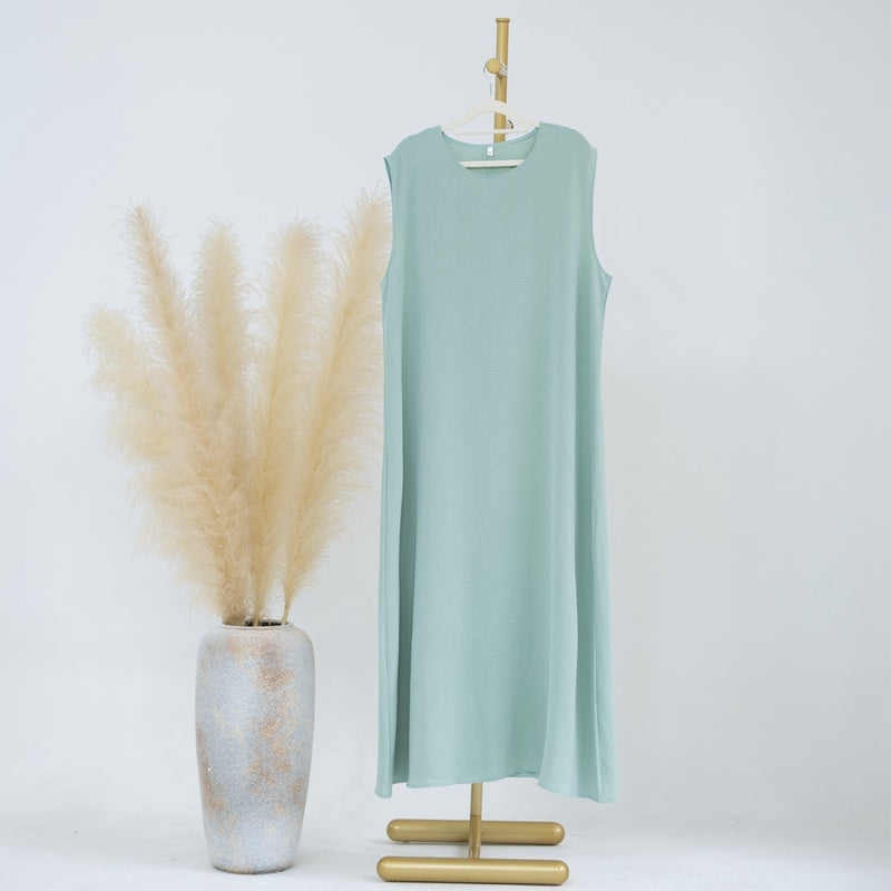 Muslim Women Sleeveless Inner Slip Dress Underdress