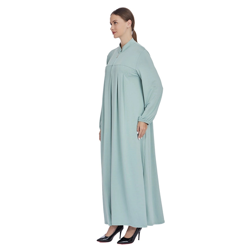 Collar Abaya Dress #25994