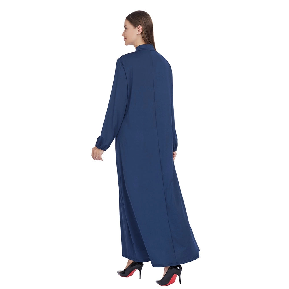 Collar Abaya Dress #25994