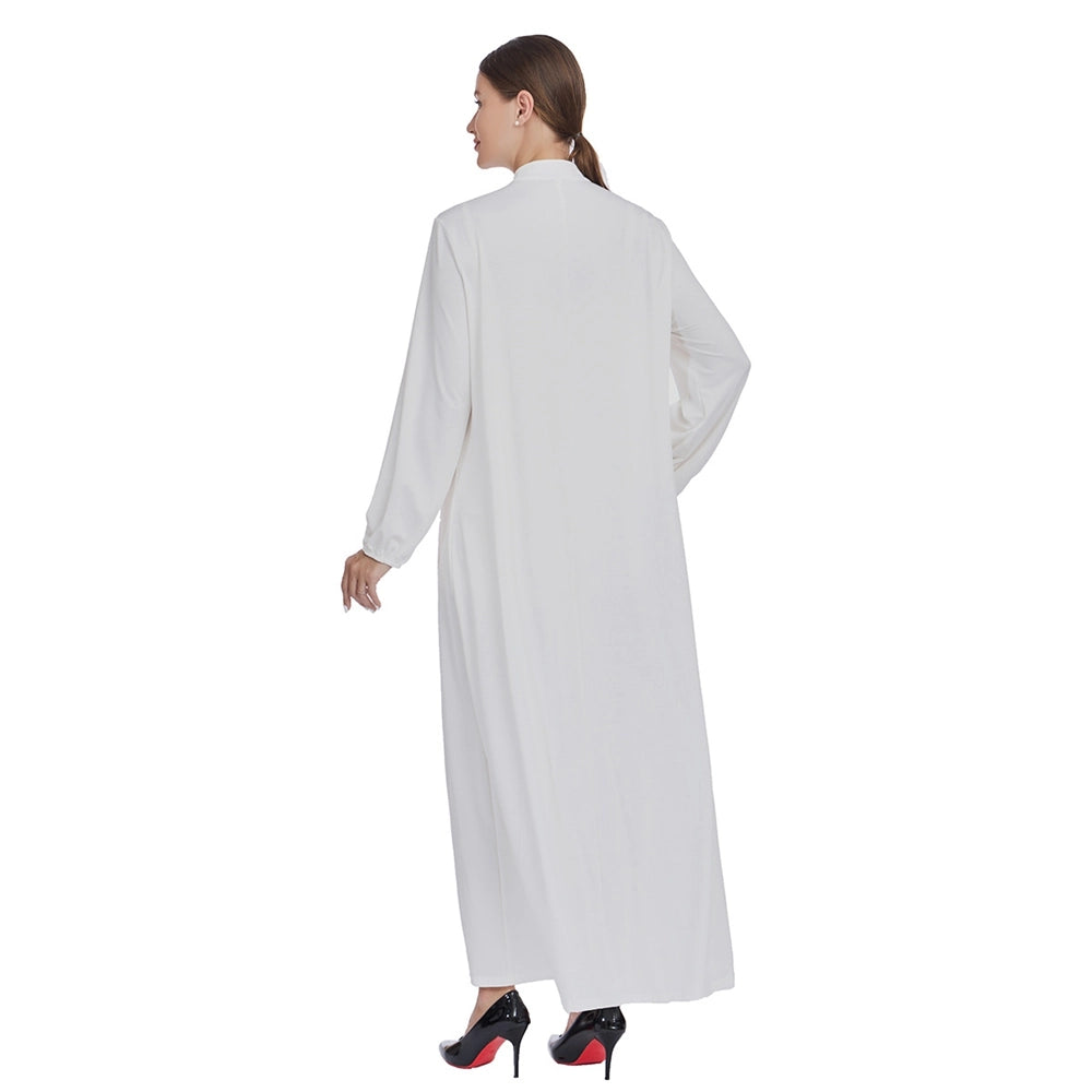 Collar Abaya Dress #25994