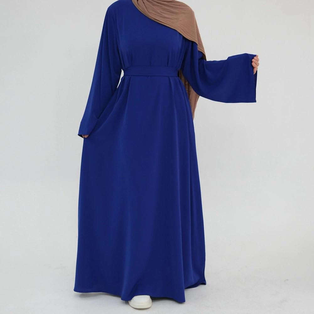 13 Color Options Nida Plain Abaya Dress #251046