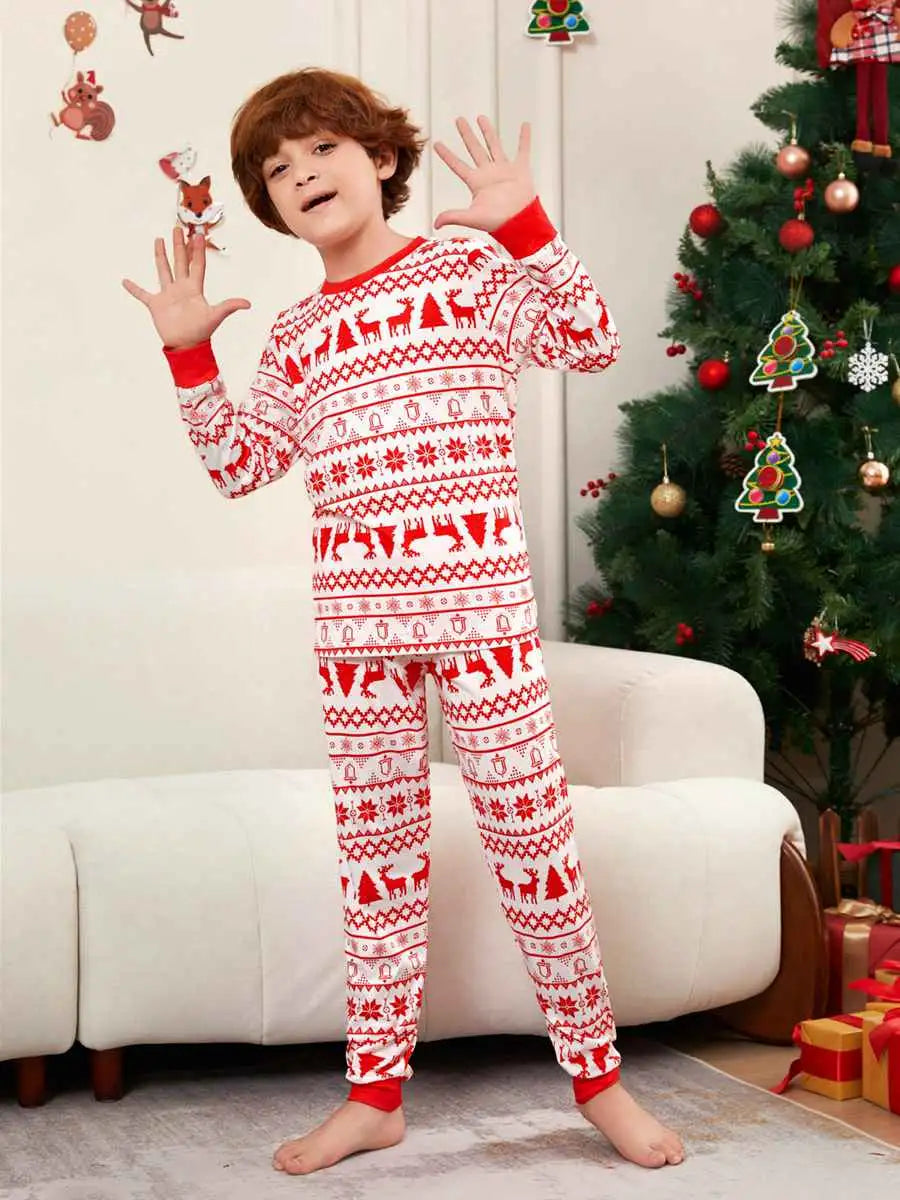 Reindeer Pjs Family Matching Christmas Pajamas Sets #24518