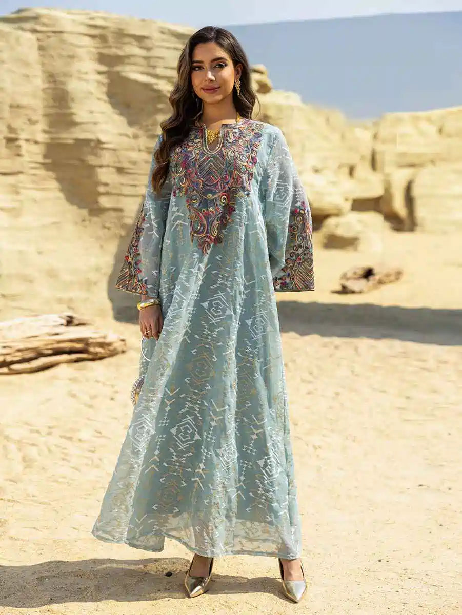 فستان العيد دوريس قفطان مطرز فستان قفطان #25464