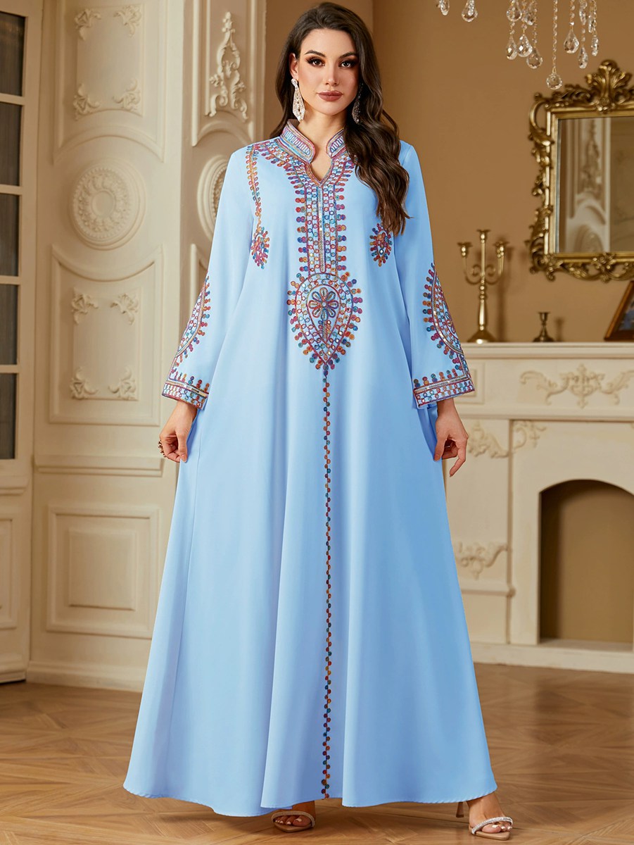 Eid Dress Embroidery Caftan Kaftan Dress #254219