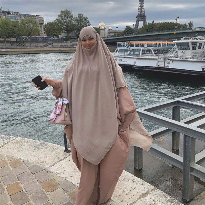 Muslim Women Long Khimar Overhead