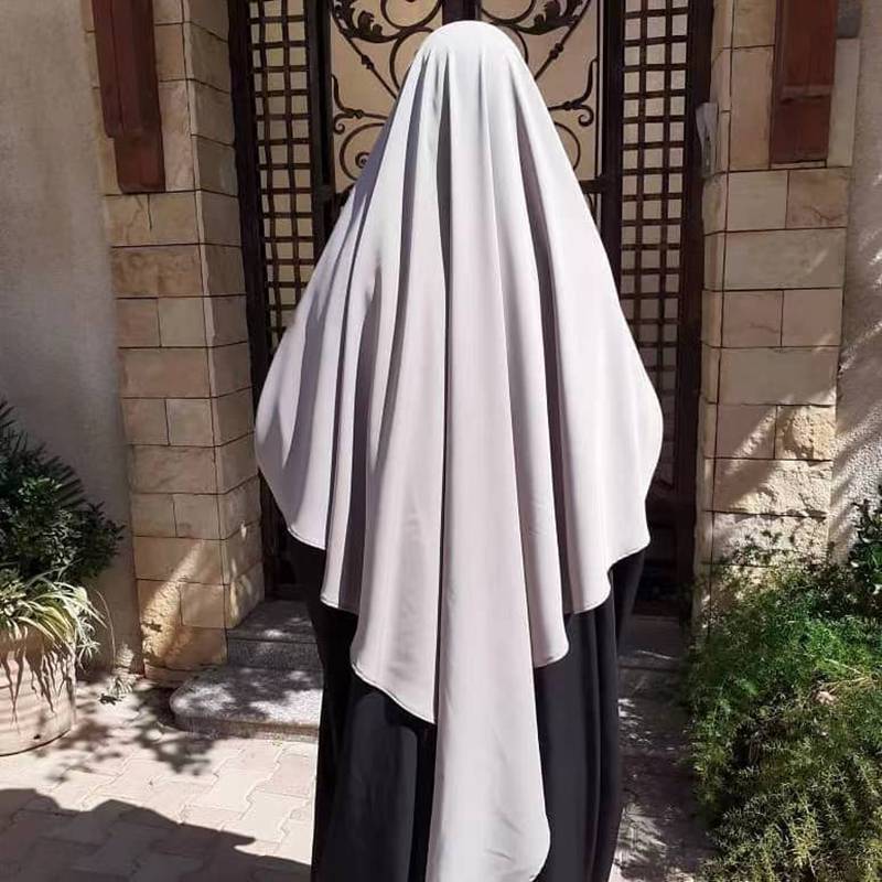 المرأة المسلمة الشيفون خيمار الحجاب العلوي