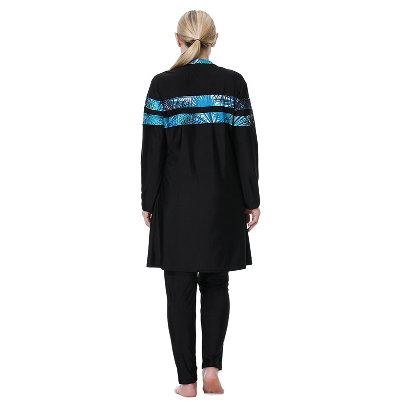 3XL-8XL Plus Size Muslim Women Halal Burkinis Swimwear Islamic Swimsuit