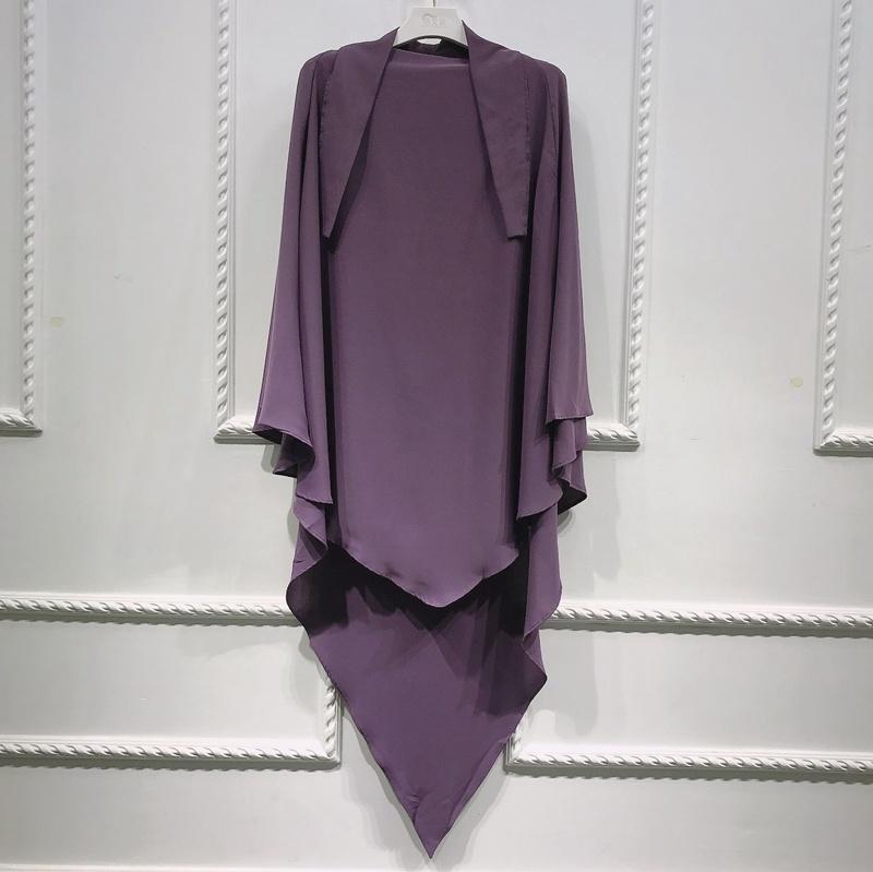 Muslim Women Long Khimar Overhead