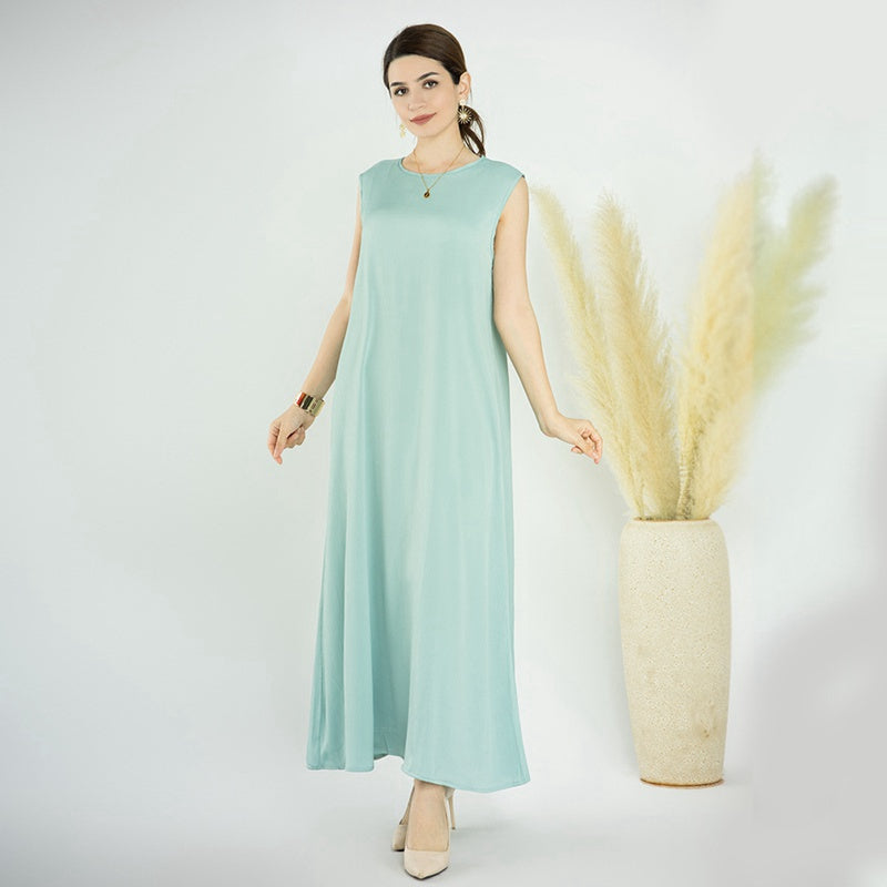 Muslim Women Underdress Sleeveless Inner Slip Under Dress