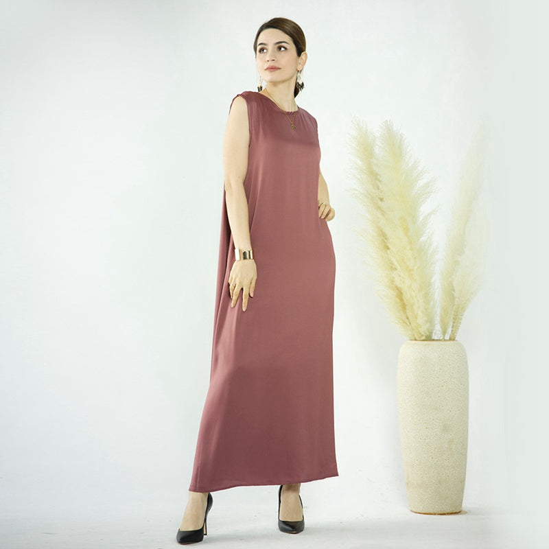 Muslim Women Underdress Sleeveless Inner Slip Under Dress