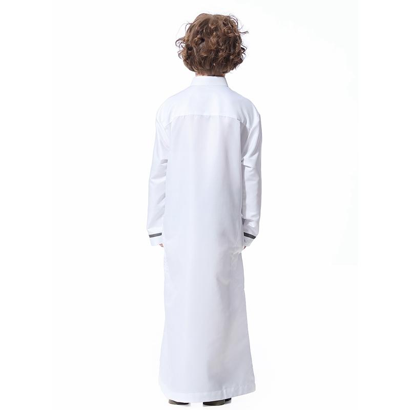 Middle East Arab Kids Clothing Stand Collar Robe Boy thobes