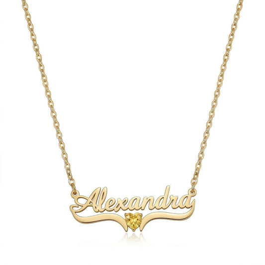 More Than Jewelry: The Deep Meaning of a Name Necklace with Birthstone