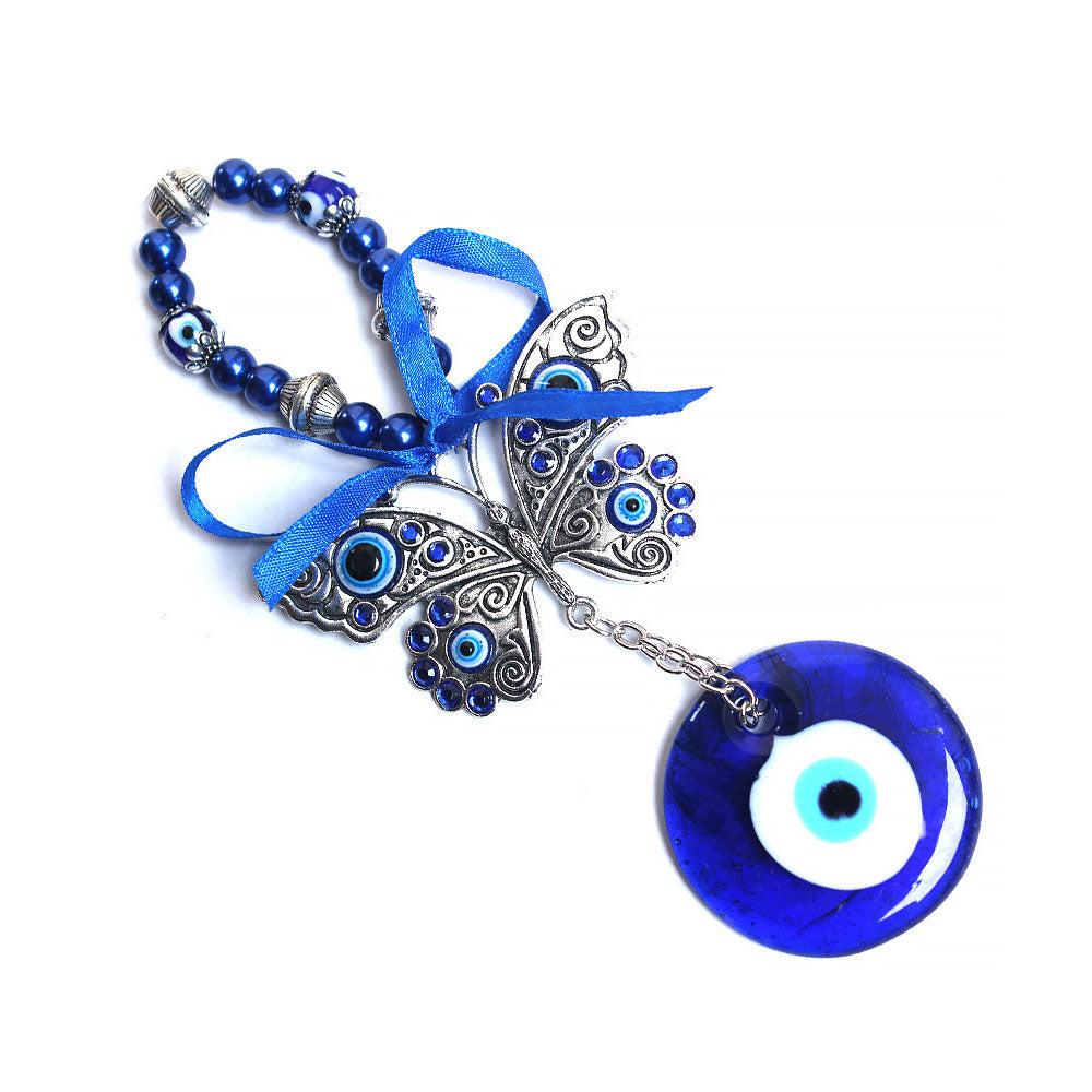 Blue Evil Eye Decor Wall Hanging Ornament Door Hanger Home Protection #EBE24