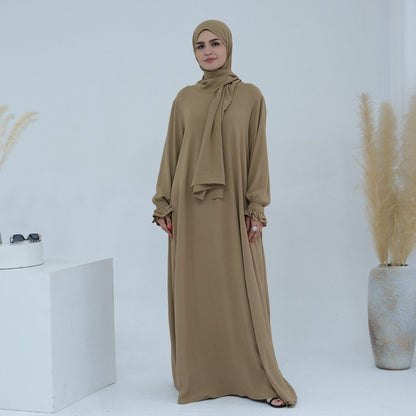 ملابس عصرية محتشمة، عباية حجاب من قطعة واحدة للنساء المسلمات