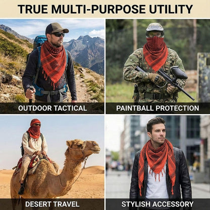 100% Cotton Military Tactical Shemagh Desert Scarf Neck Wrap For Men and Women