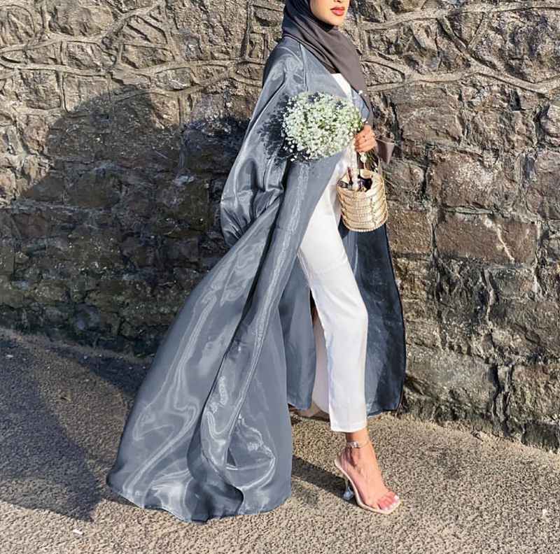 open abaya, open front abaya, abaya for women