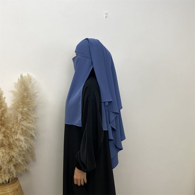 مجموعة نقاب نيدا خمار للنساء المسلمات، مكونة من 14 لونًا