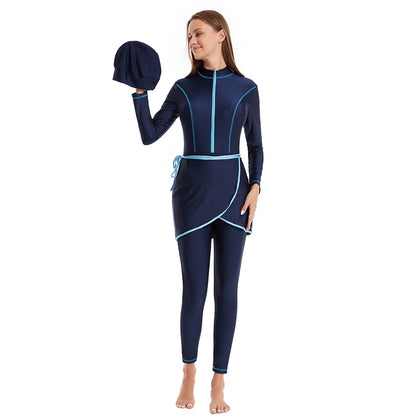 Black, Navy, Light Green