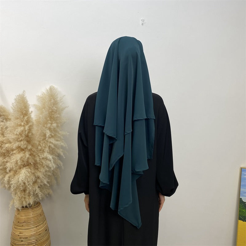 مجموعة نقاب نيدا خمار للنساء المسلمات، مكونة من 14 لونًا