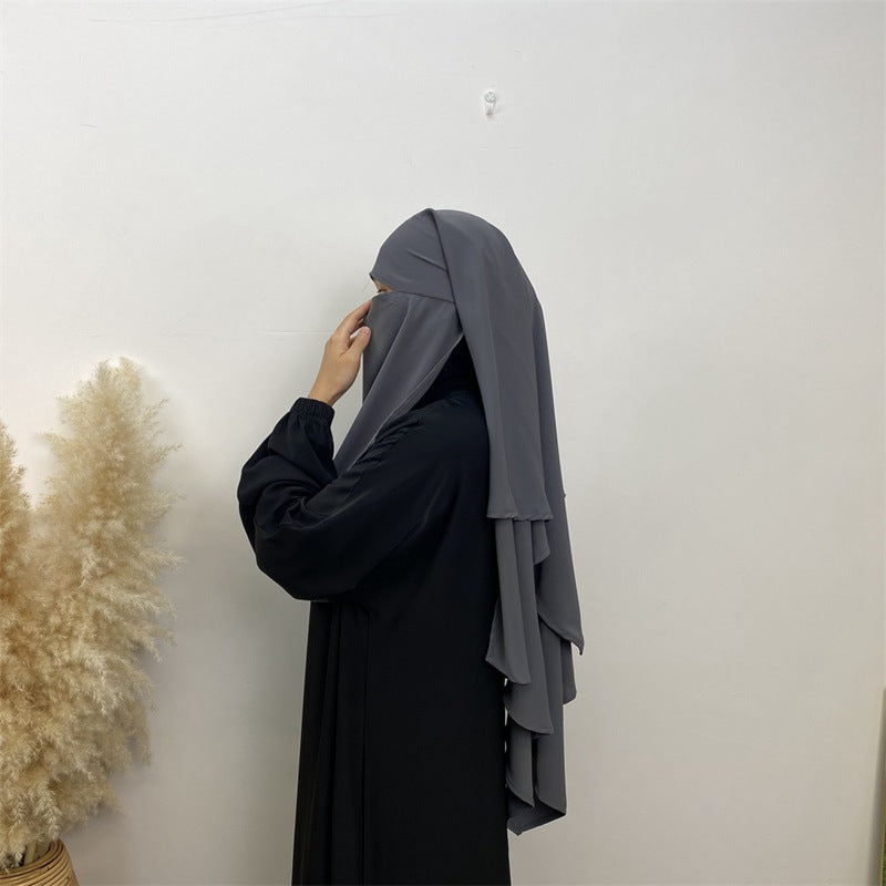 مجموعة نقاب نيدا خمار للنساء المسلمات، مكونة من 14 لونًا