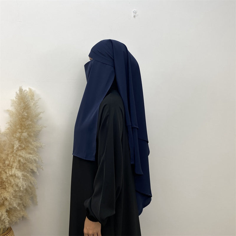 مجموعة نقاب نيدا خمار للنساء المسلمات، مكونة من 14 لونًا