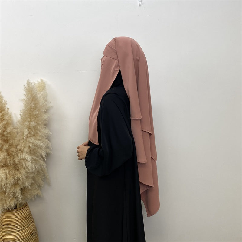 مجموعة نقاب نيدا خمار للنساء المسلمات، مكونة من 14 لونًا