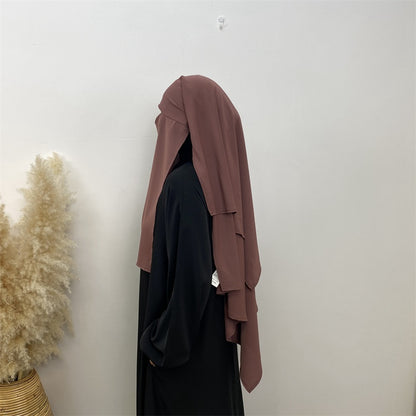 مجموعة نقاب نيدا خمار للنساء المسلمات، مكونة من 14 لونًا