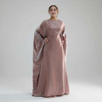Muslim Women Affordable Sparkling Abaya Dress - 20 Color Options