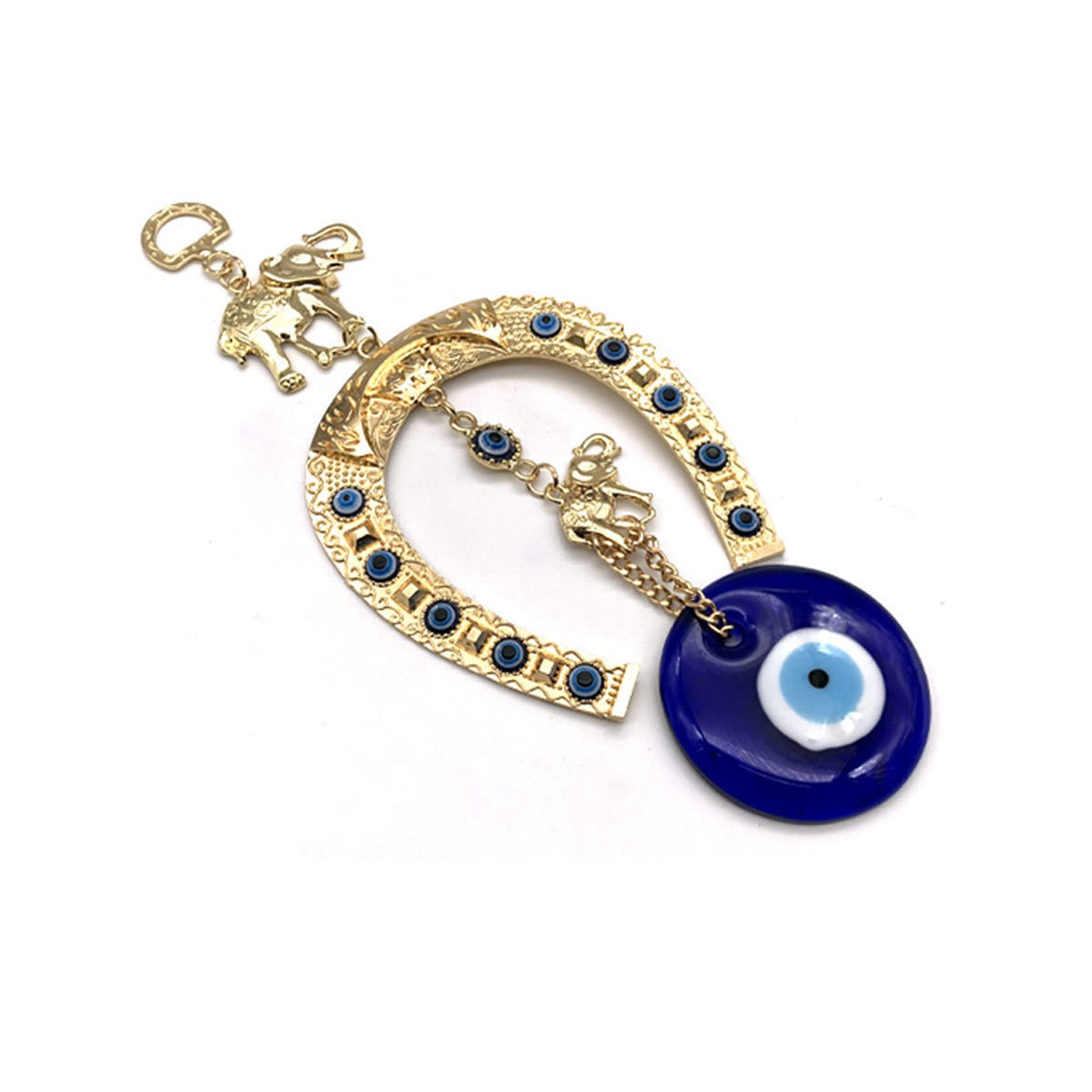 Blue Evil Eye Decor Wall Hanging Ornament Door Hanger Home Protection #EBE071