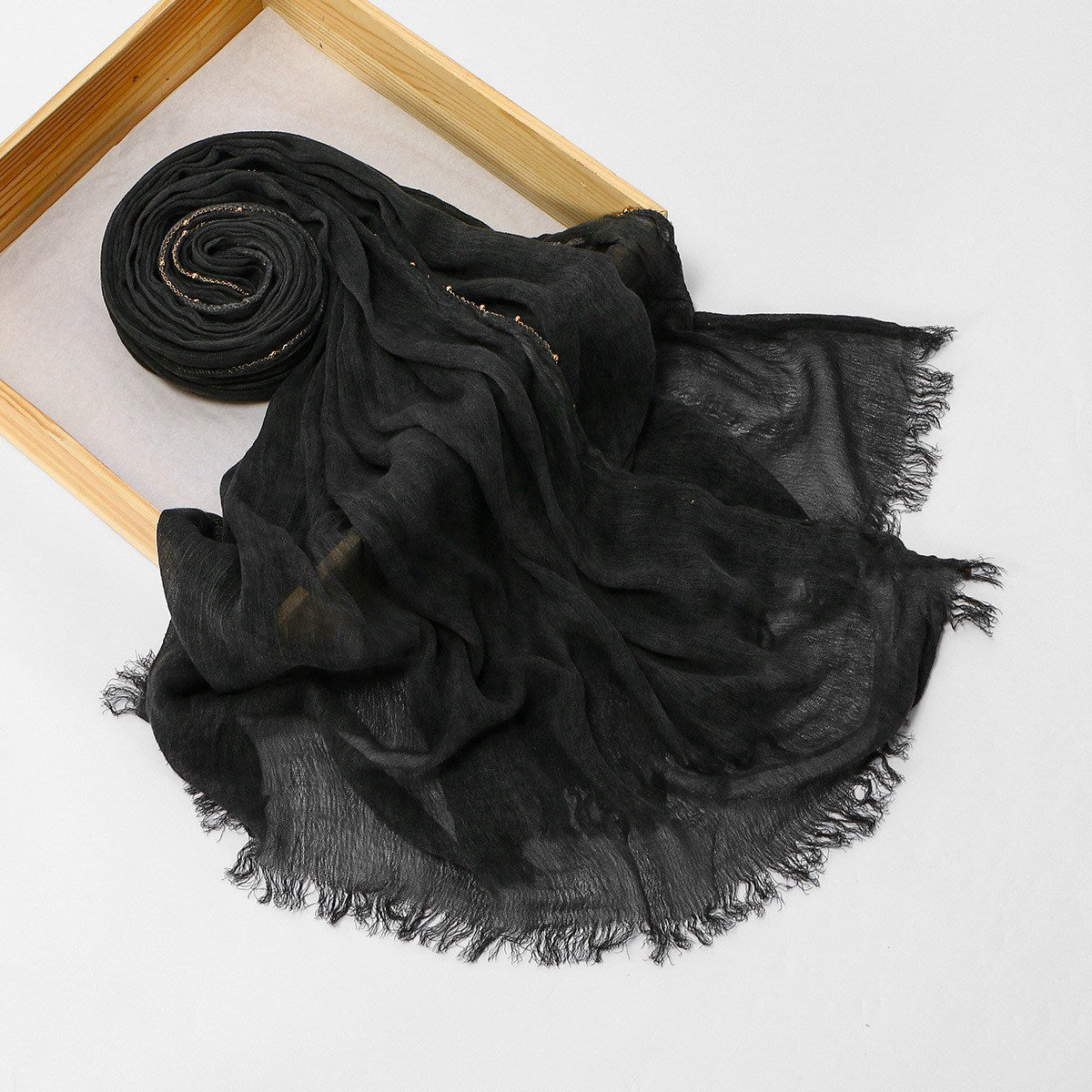 Muslim Women Tassel Hijab Scarf #26VE203