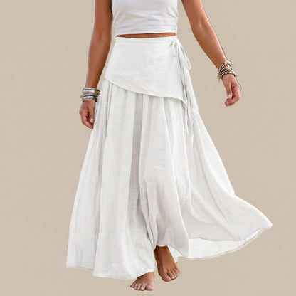 Plain Modest Maxi Skirt #269057