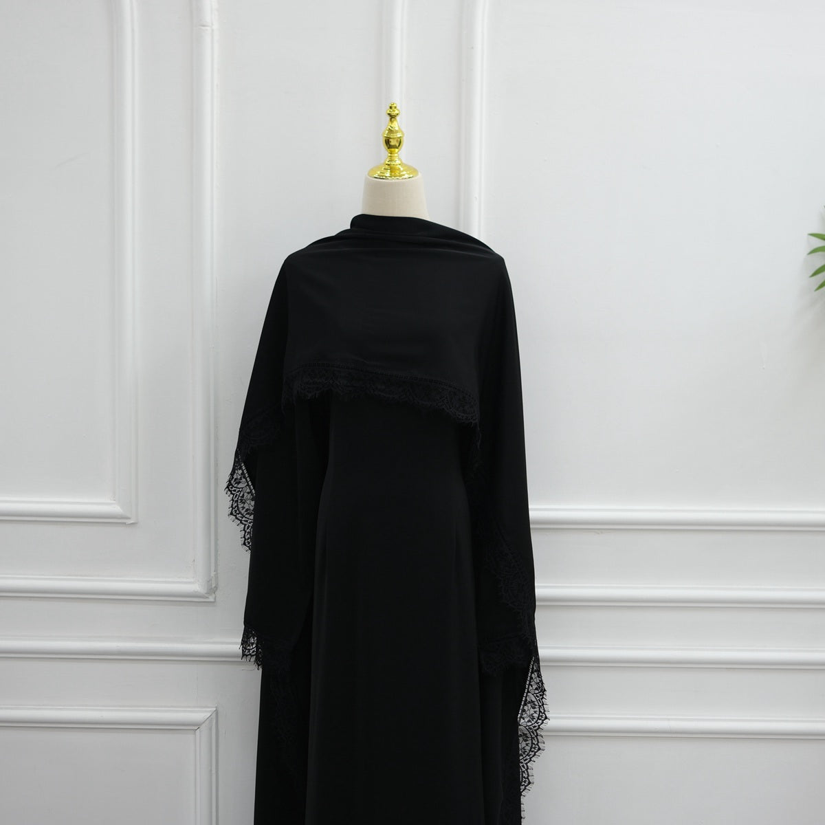 Muslim Women Nida Abaya Dress With Cape #261363
