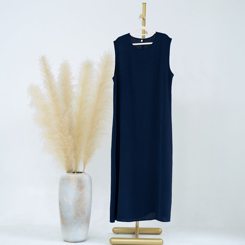 Muslim Women Sleeveless Inner Slip Dress Underdress