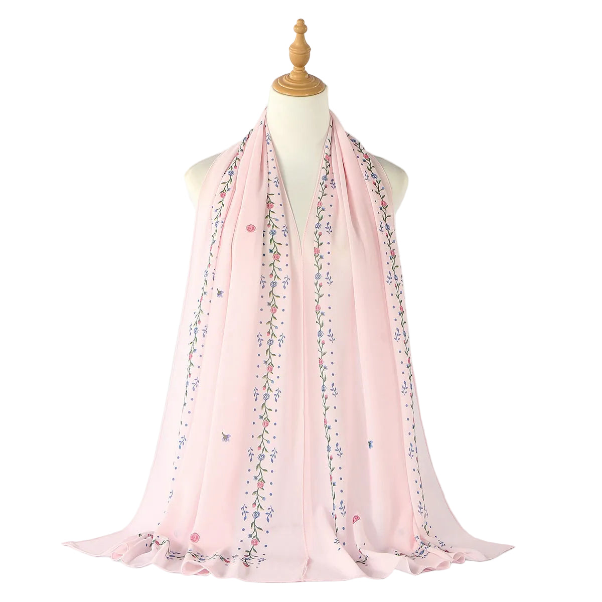 Muslim Women Printed Chiffon Hijab Scarf #26VE206