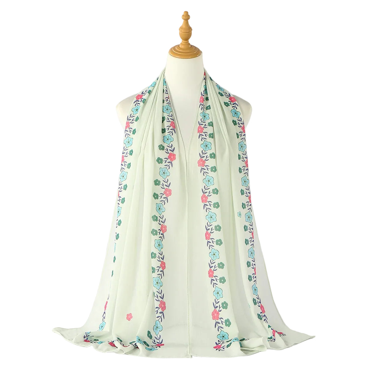 Muslim Women Printed Chiffon Hijab Scarf #26VE206