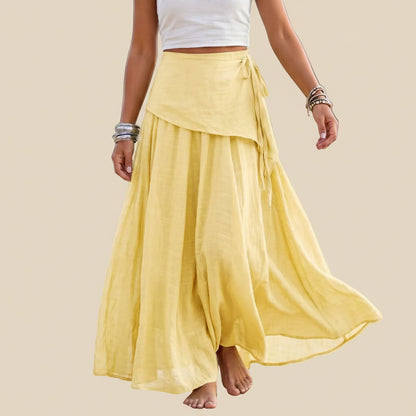 Plain Modest Maxi Skirt #269057