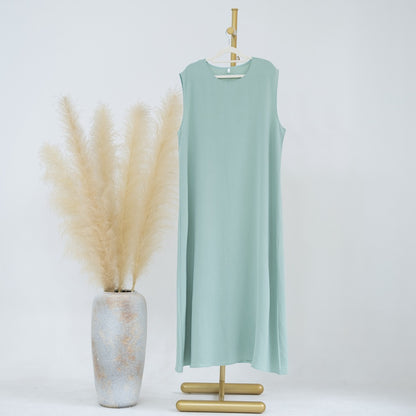 Muslim Women Sleeveless Inner Slip Dress Underdress