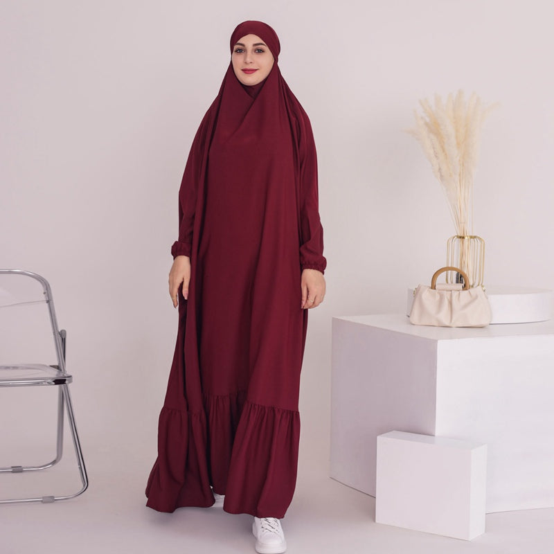 ثوب صلاة طويل من نيدا، عباية علوية، جلباب
