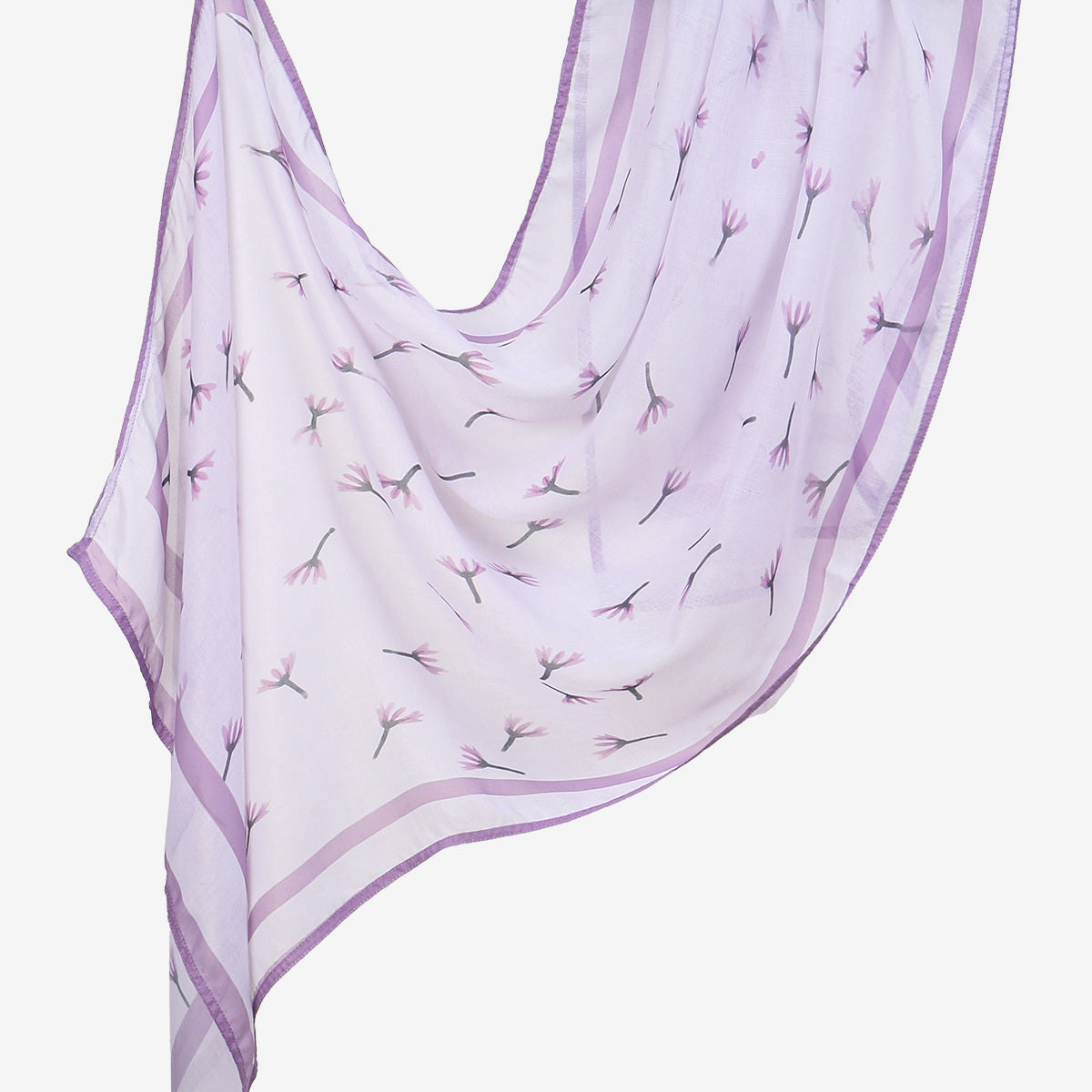 Muslim Women Printed Voile Hijab Scarf #26YW539