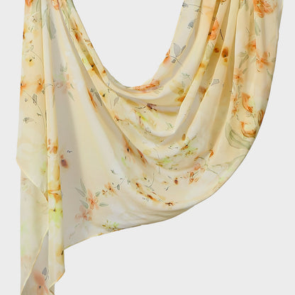 Muslim Women Chiffon Printed Hijab Scarf #26YW578