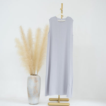 Muslim Women Sleeveless Inner Slip Dress Underdress