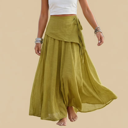 Plain Modest Maxi Skirt #269057