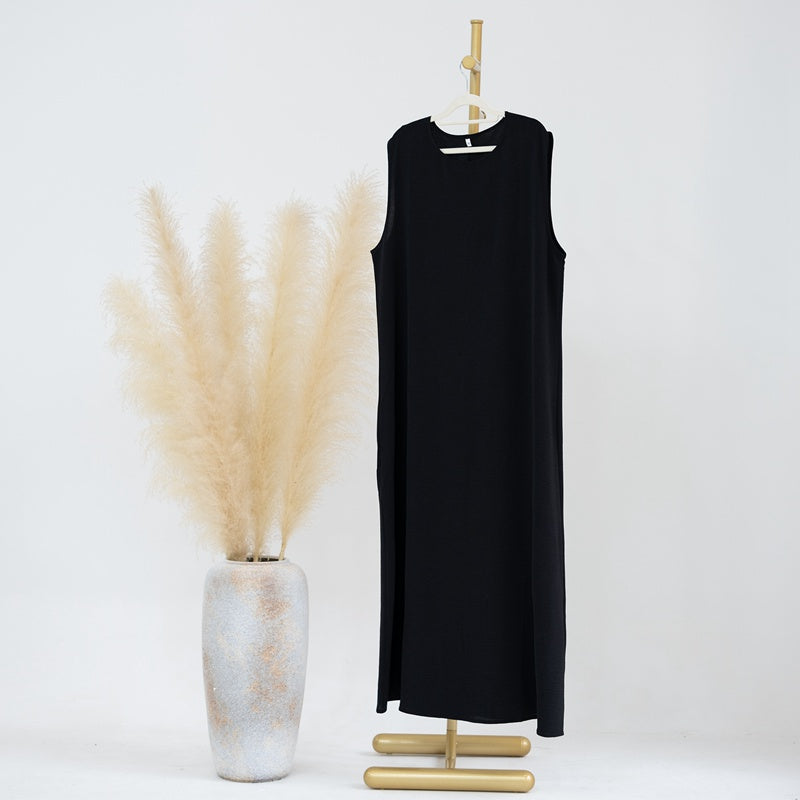 Muslim Women Sleeveless Inner Slip Dress Underdress