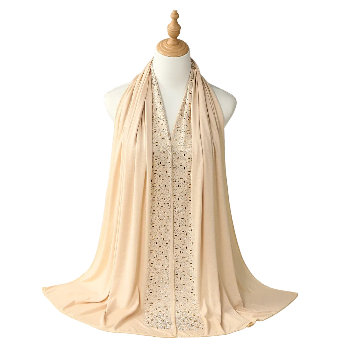 Muslim Women Hotfix Rhinestones Hijab Scarf #26YW425