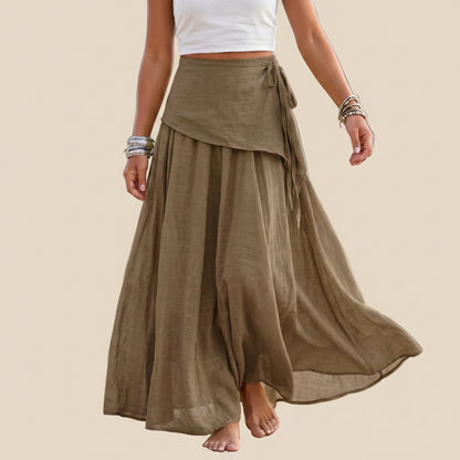 Plain Modest Maxi Skirt #269057