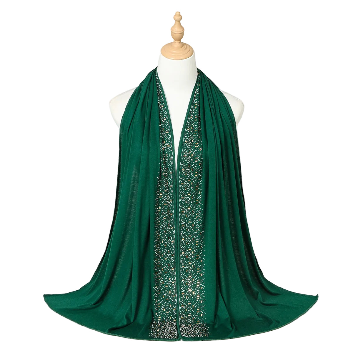 Muslim Women Hotfix Rhinestones Hijab Scarf #26YW425