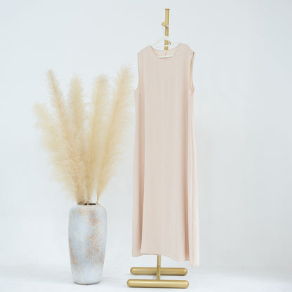 Muslim Women Sleeveless Inner Slip Dress Underdress
