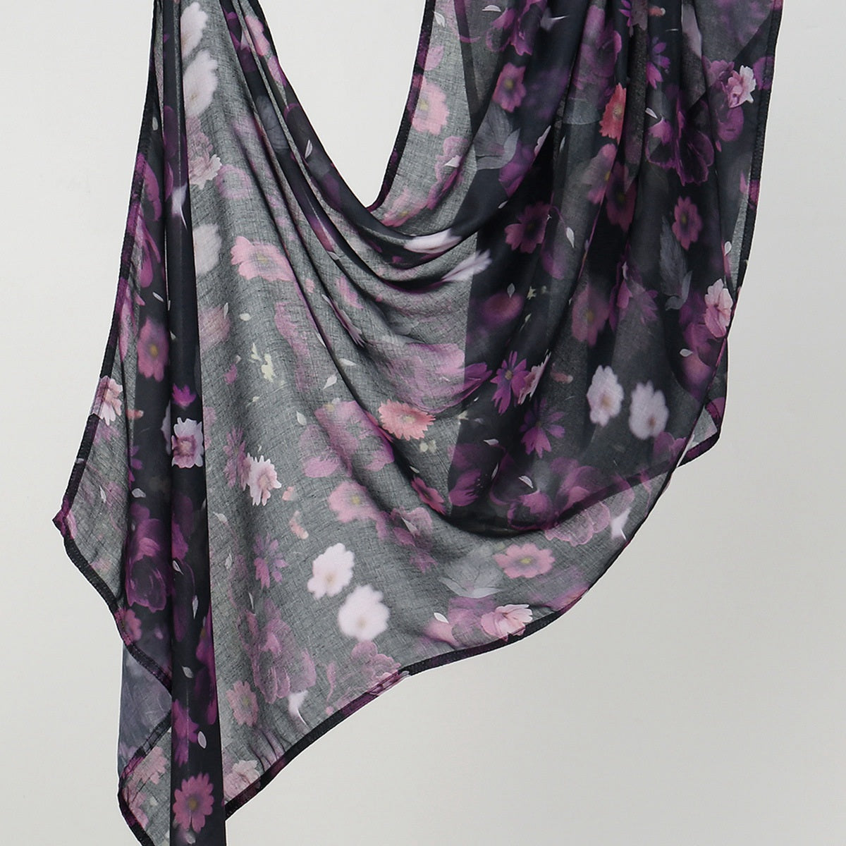 Muslim Women Printed Voile Hijab Scarf #26YW539