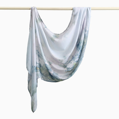 Muslim Women Voile Printed Hijab Scarf Shawl #26YW501