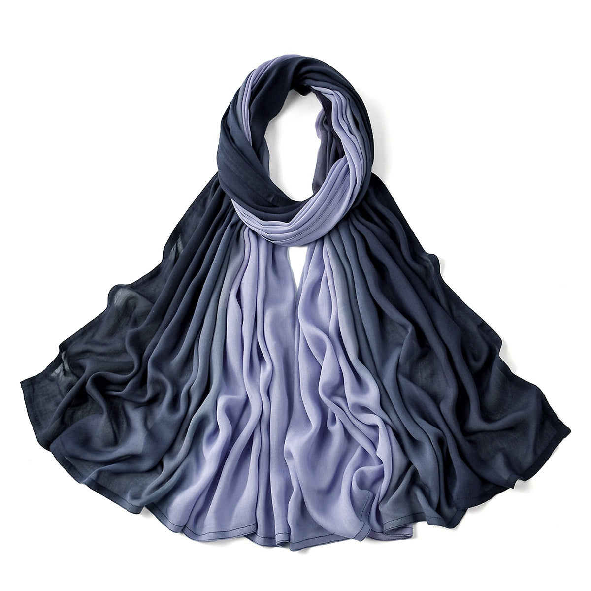 Muslim Women Color Gradient Hijab Scarf #26VS812
